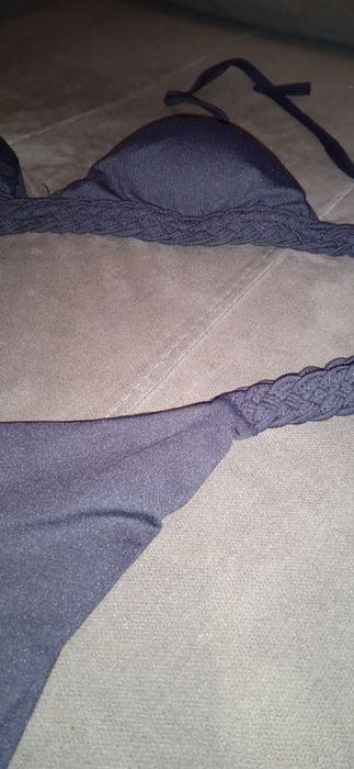 Biquíni macramé preto Tam L