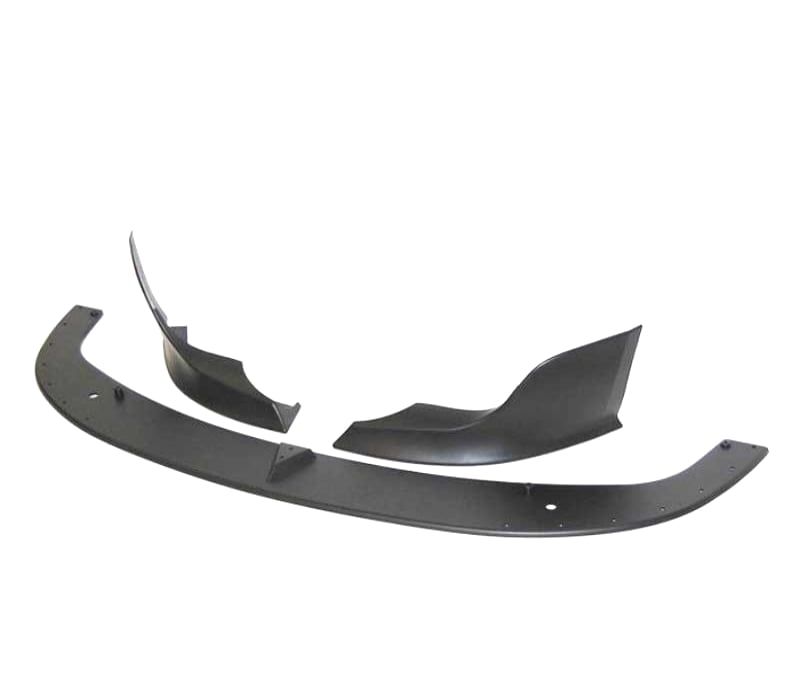 SPOILER LIP FRONTAL BMW E60 E61 03-10 LOOK M TECH II PRETO + SPLITTERS