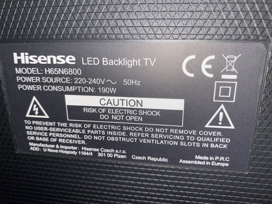 TV HISENSE - H65N6800 65 polegadas ( ler anuncio )