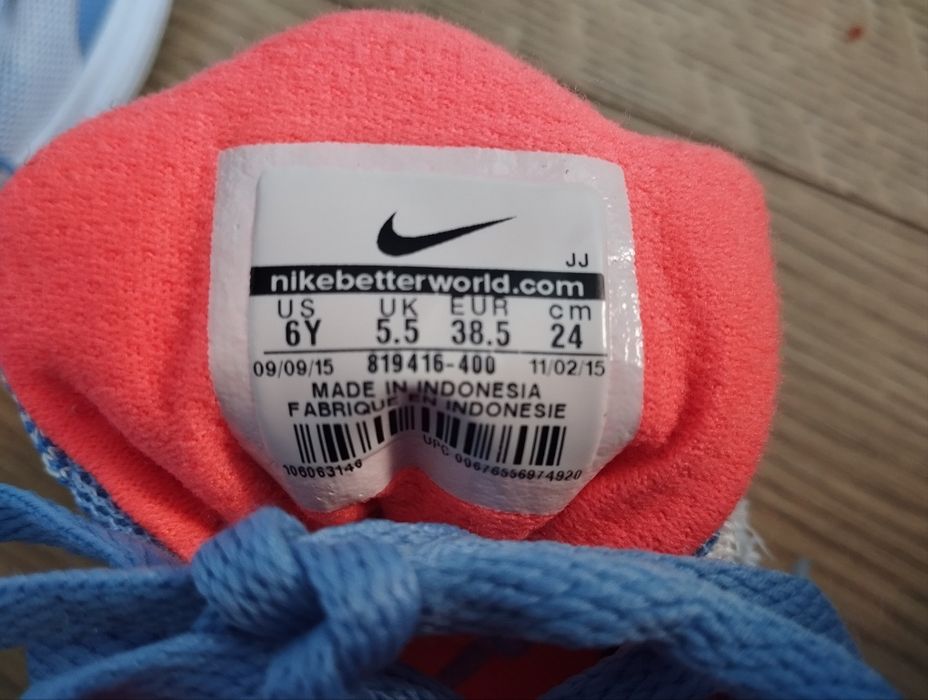 Buty sportowe, Nike, rozmiar 38,5, Runner niebieskie, wygodne biegi