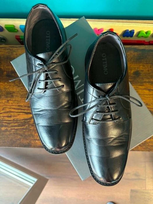 Jak nowe eleganckie czarne buty komunijne 39 CCC