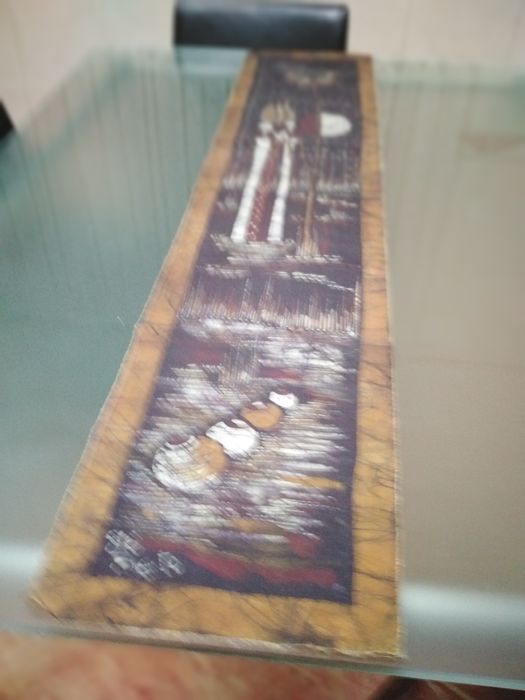 Tecido para quadro origem Moçambique é novo