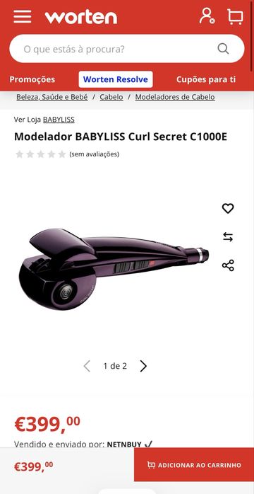 Babyliss como novo