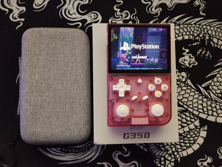 Портативна ретро консоль Batlexp G350 64Gb (Anbernic) + чохол