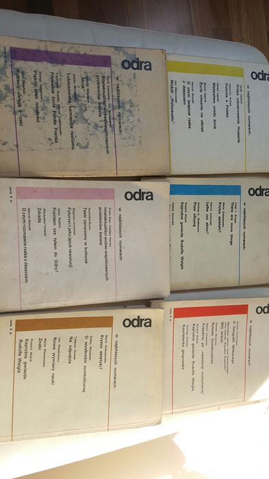 Czasopisma  ODRA społeczności  i kultura lata 80 PRL
