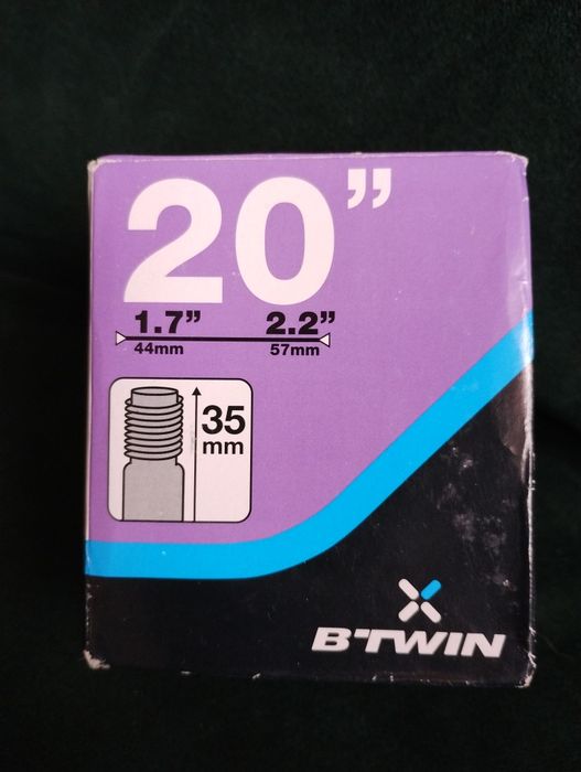 Decathlon nowa dętka rowerowa 20"