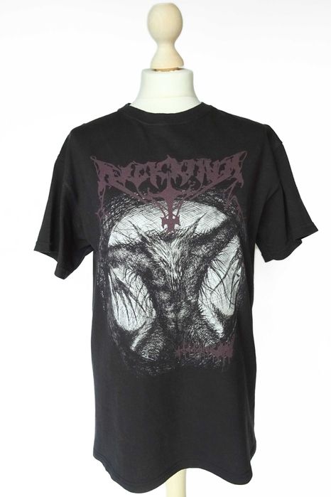 Koszulka t-shirt z nadrukiem Arckanum ÞÞÞÞÞÞÞÞÞÞÞ, Delta, czerń, rozmiar M (38), 100% bawełna, black metal