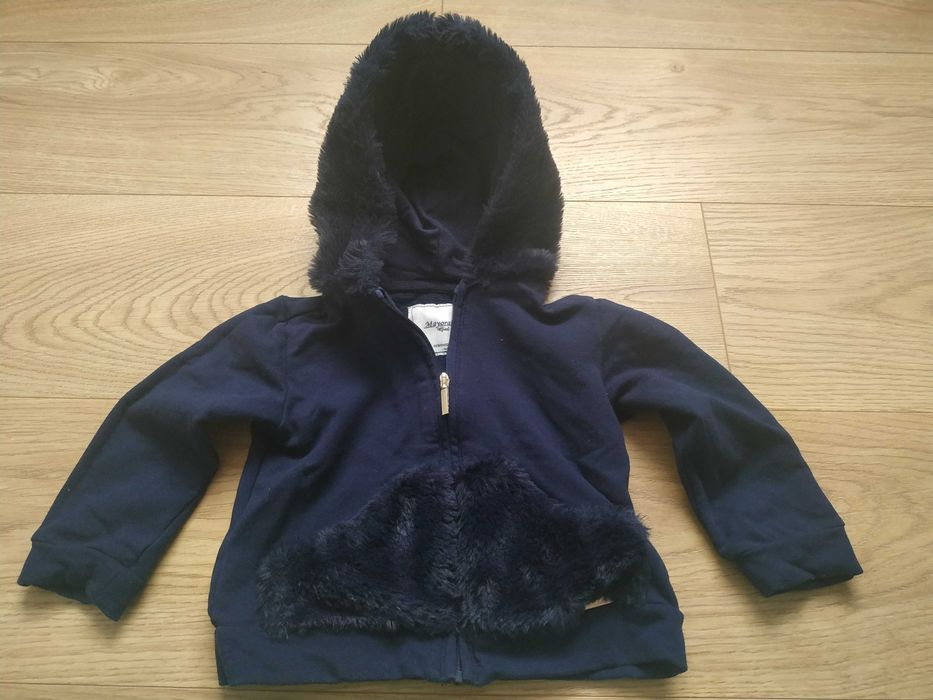 Bluza dziewczęca Mayoral 80 86 cm Futerko Miś