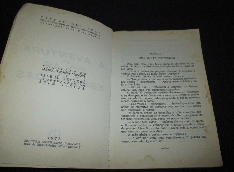 Livro A Aventura do Colar de Esmeraldas O Esconderijo Enid Blyton