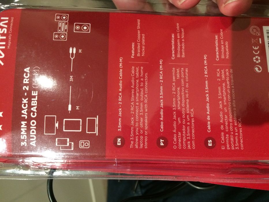 Vendo cabo Jack Mitsai (novo)
