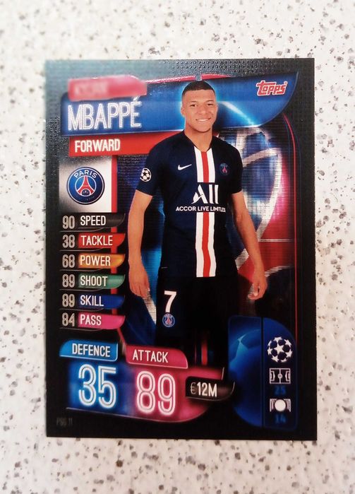 Cartas Topps MBAPPÉ ( Rookie )