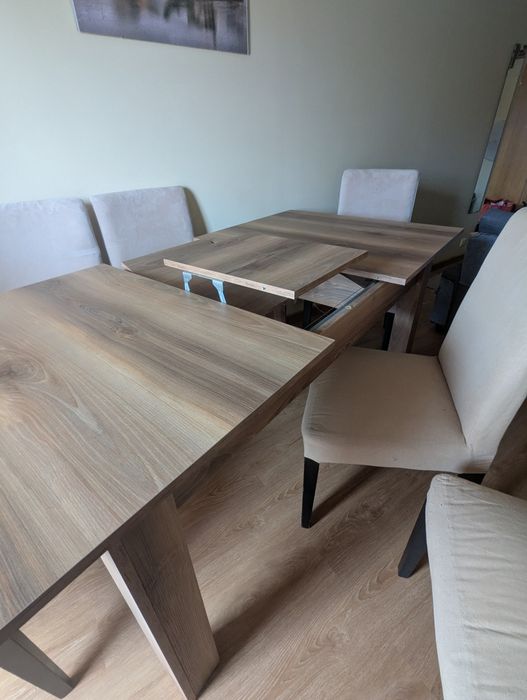 Mesa de jantar extensível até 6 lugares