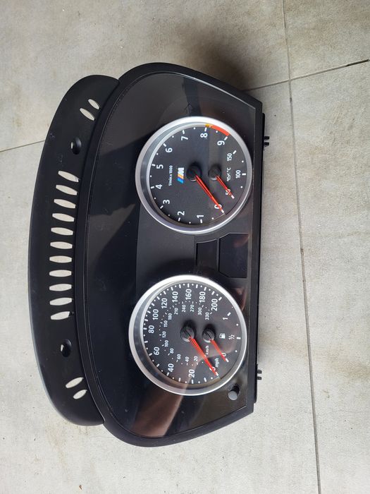 Licznik Zegar bmw m5 e60 m6 e63 e64 v10 507km Anglik  smg