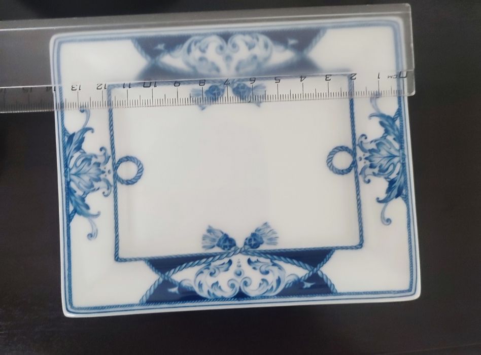 Travessa Retangular / Covilhete Vista Alegre - Coleção Villa (Anos 90)