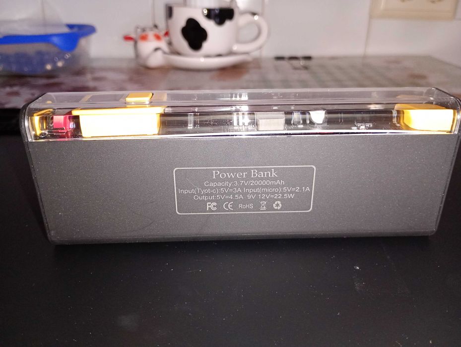 Повербанк 20000 мАг реальна ємність швидка зарядка
