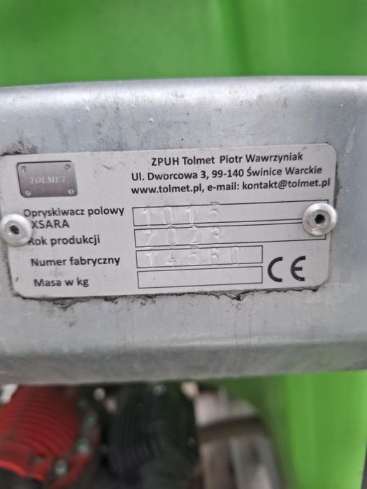 Opryskiwacz Tolmet Xsara