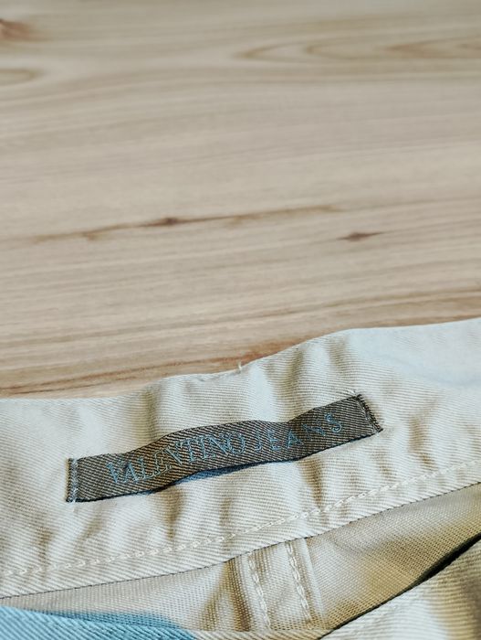 Beżowe Spodnie Valentino Jeans