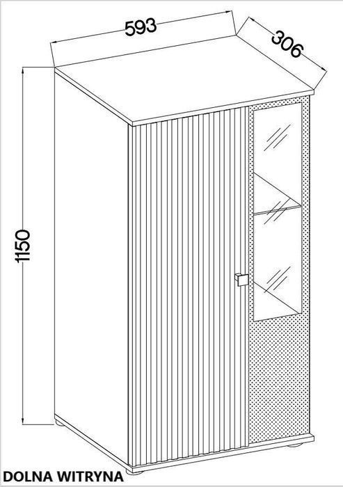 NOWOŚĆ Meblościanka SALI MDF do salonu