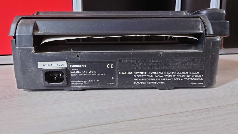Faks termiczny Panasonic KX-FT906+2 kable