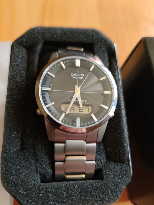Zegarek męski Casio Lineage LCW-M170TD-1AER solarny tytanowy
