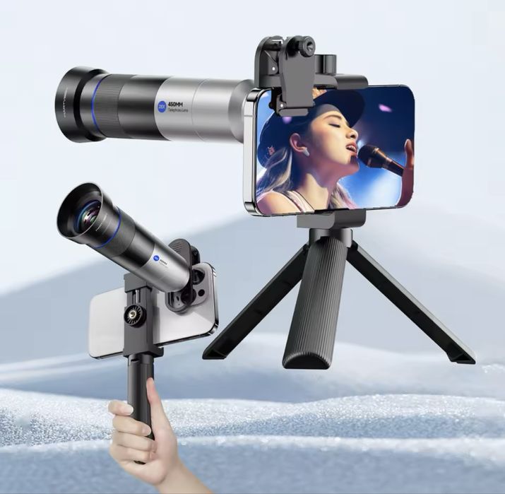 Телеобʼєктив, телескоп, лінза Martvsen 28Х, з штативом та пультом