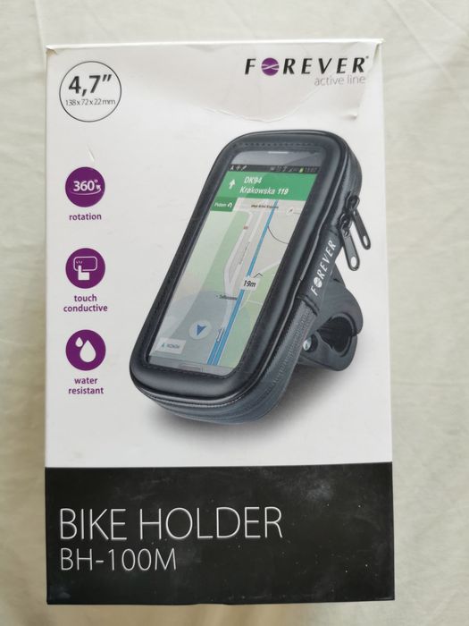 Uchwyt rowerowy  na telefon lub