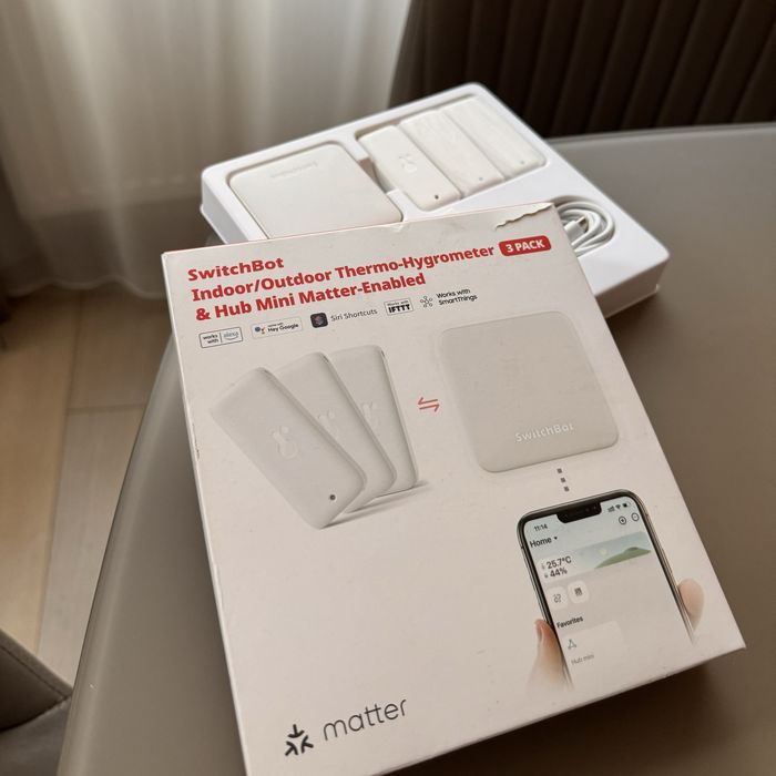 SwitchBot Indoor/Outdoor Thermo-Hygrometer Смарт термометр гігрометр hub хаб matter датчик вологості та температури