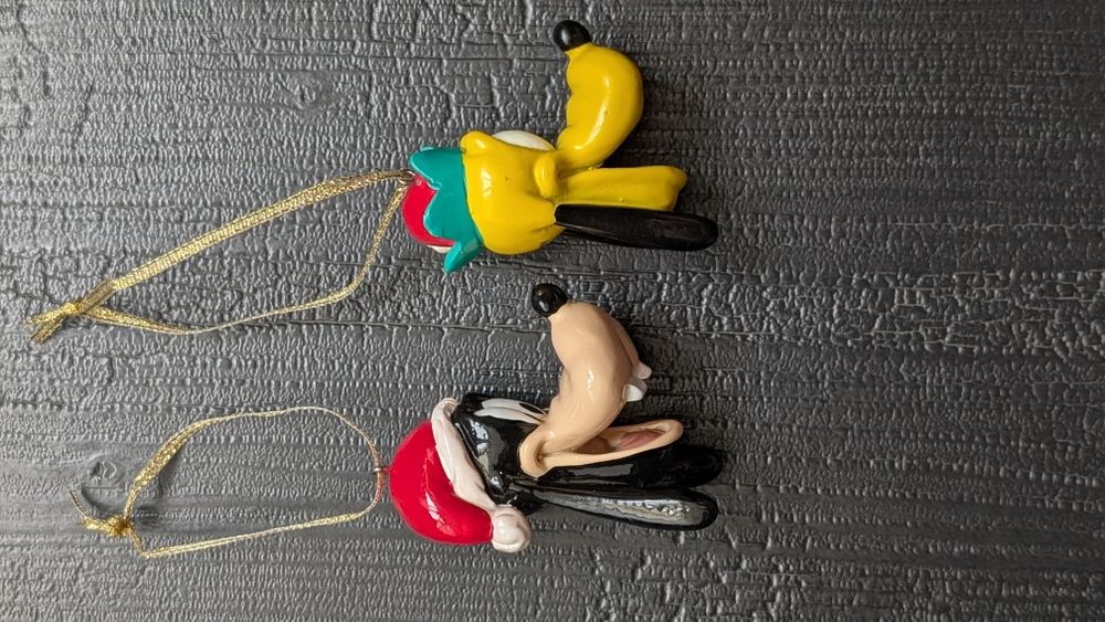 Новогодние игрушки Disney Christmas tree Pluto Goofy  Santa Claus