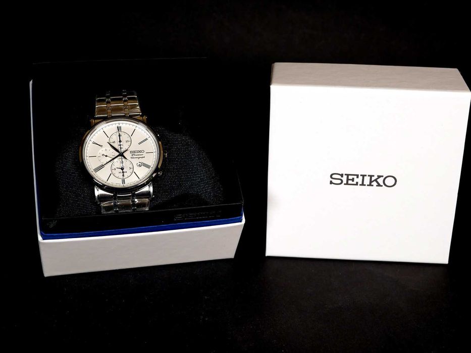 Seiko SNAF73P1 Premier Sapphire з хронографом, з будильником