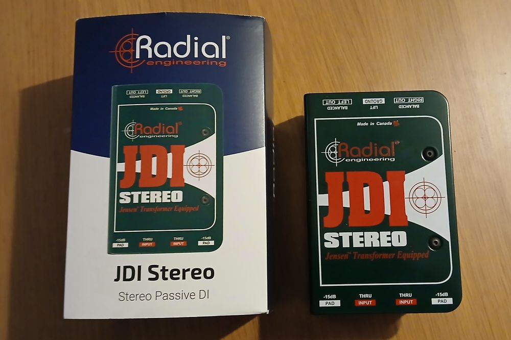 DI Passiva RADIAL JDI Stéreo práticamente nova!