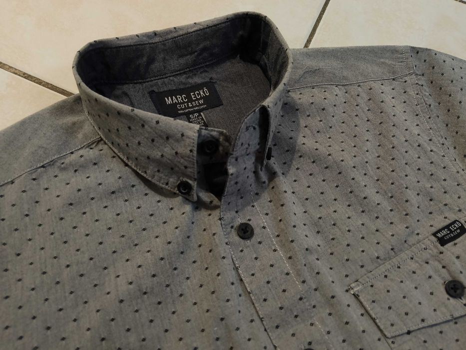 MARC ECKO USA - NOWA! z LOGO Markowa Koszula Męska rozmiar S