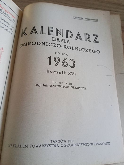 Stare kalendrze z PRL