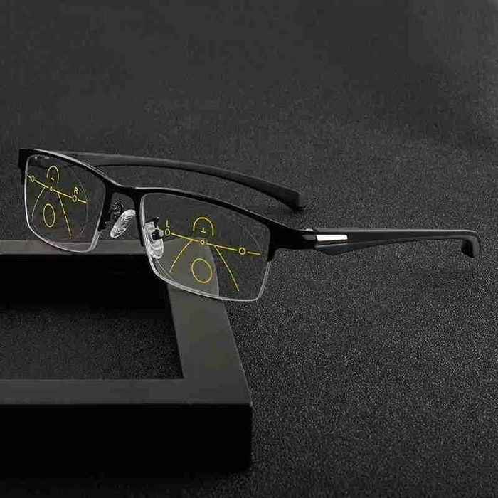 Okulary progresywne do czytania i do komputera +1,5 +2,5 +3,5