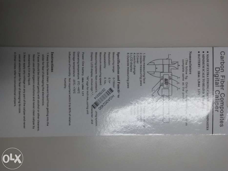 Paquimetro digital novo