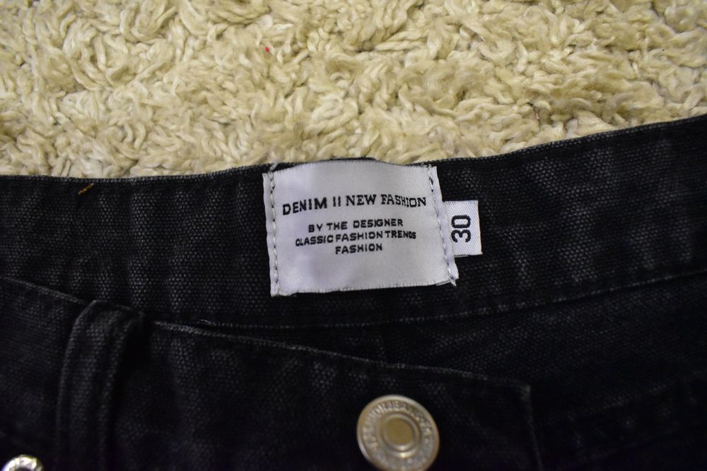 Чорные джинсы Stussy