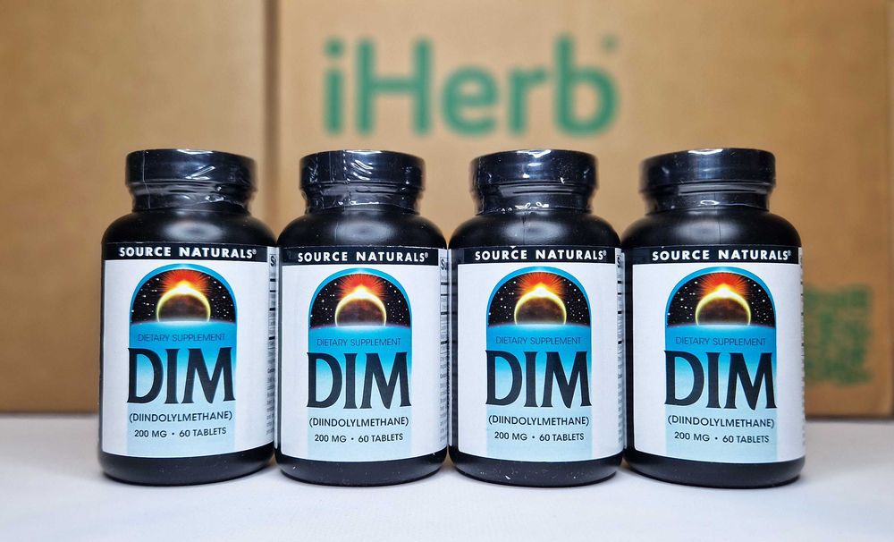 Дііндолілметан DIM Source Naturals, ДІМ, індол, 200 мг 60 таблеток
