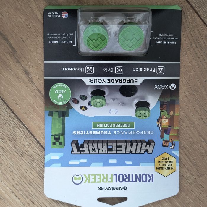 Nakładki na kontroler Minecraft Xbox steel series Kontrolfreek