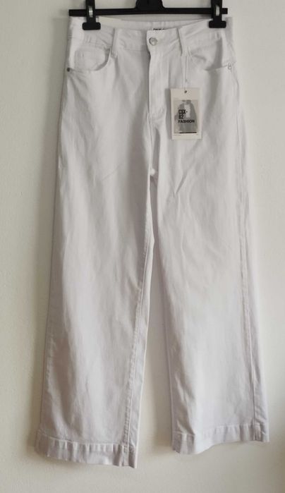 Calça Branca Larga