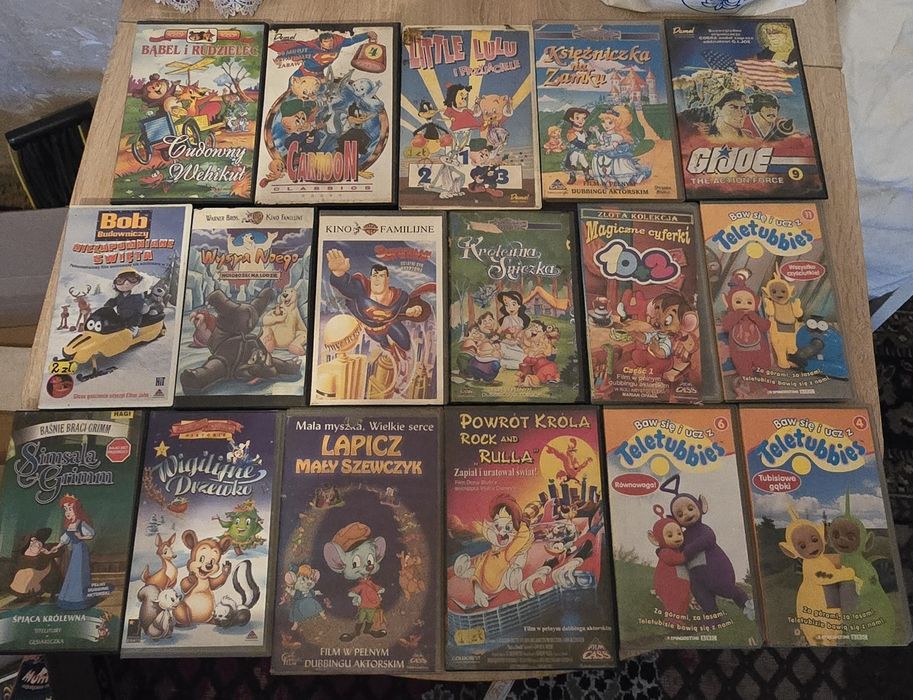 Sprzedam bajki na vhs