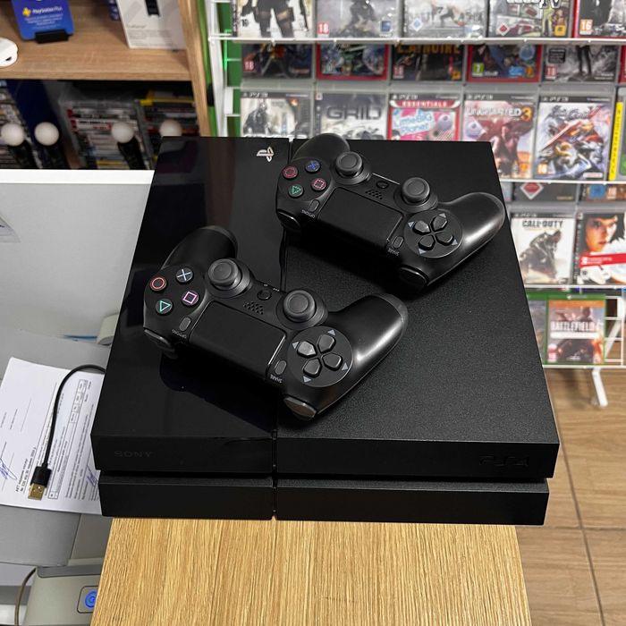 PS4 FAT 500GB +10 ігор +2 джоя + Гарантія/Доставка Київ/ playstation 4