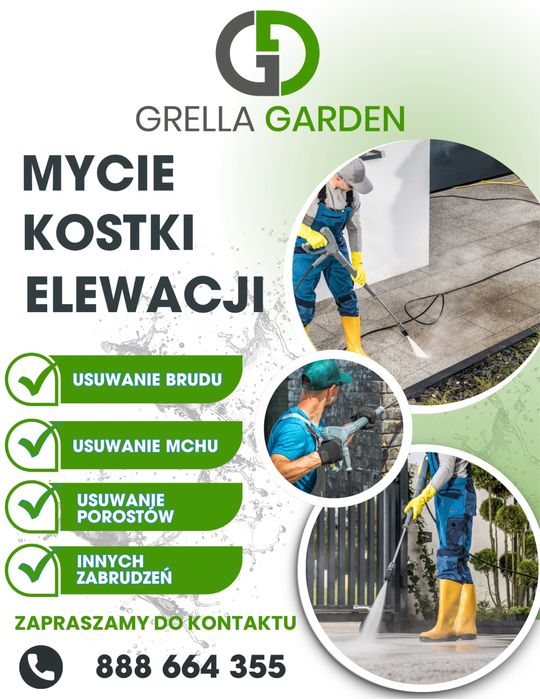 Usługi ogrodnicze    |    brukarskie    |     mycie kostki
