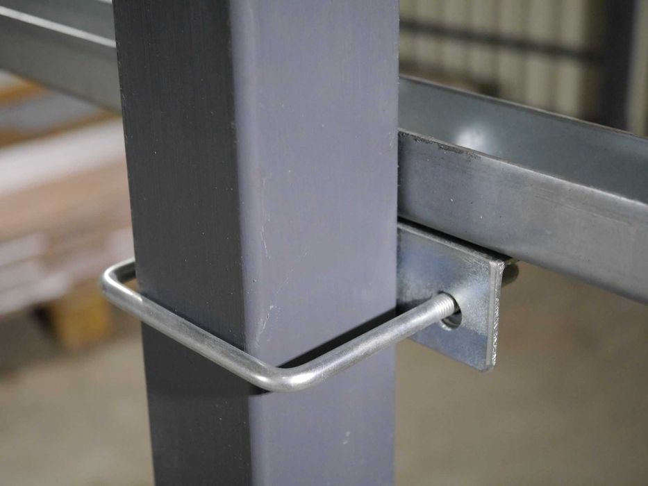 zestaw mocujący tablicę reklamową billboard do słupów lub do ściany