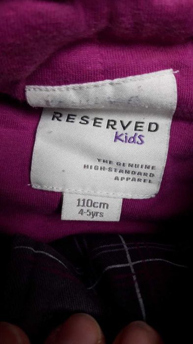 Plaszczyk zimowy dziewczecy Reserved rozm. 110