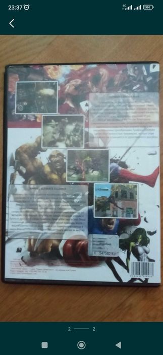 Диск з іграми Ultimate Alliance Spider Man.