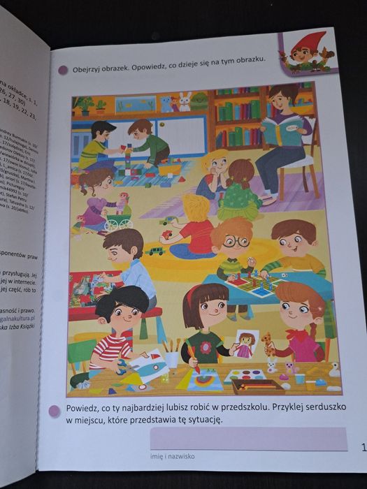 Kraina przedszkolaka Karty pracy cz. 1