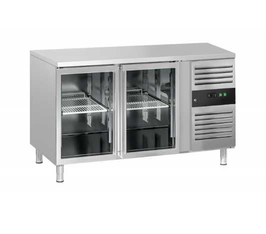 Bancada Refrigerada 2 Portas em Vidro - NOVA