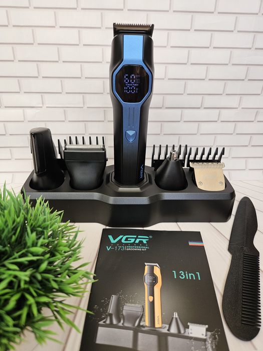 Набір VGR 173 стрижка насадки бороди носа голови тример машинка трімер