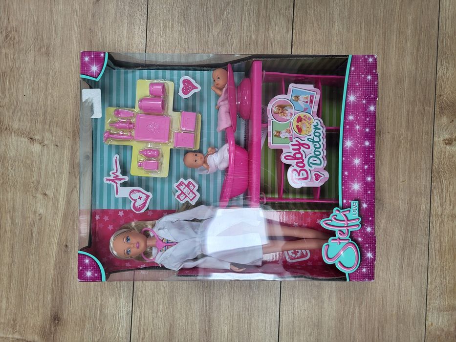 Lalka Steffi nowa pediatra bliźniaki