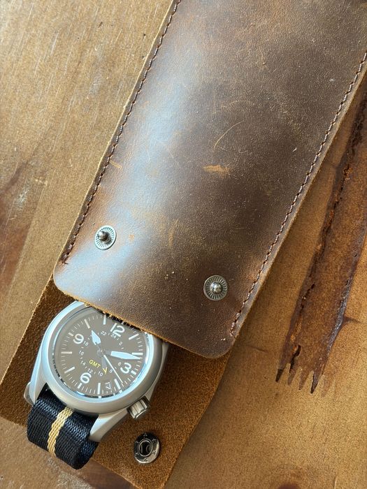 Zegarek Titanium GMT Pilot Seiko NH34 + GRATISY