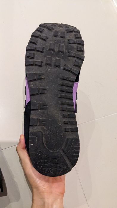 Fioletowe jesienne zimowe buty ocieplane new balance 40 damskie